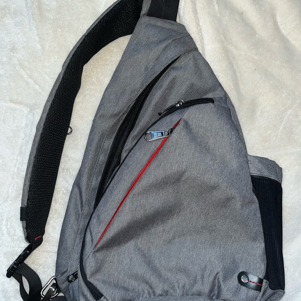 Grey Over the Shoulder Bag